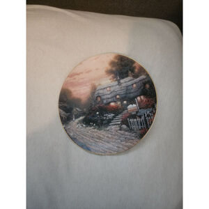 Thomas Kinkcade Olde Porterfield Tea Room Plate